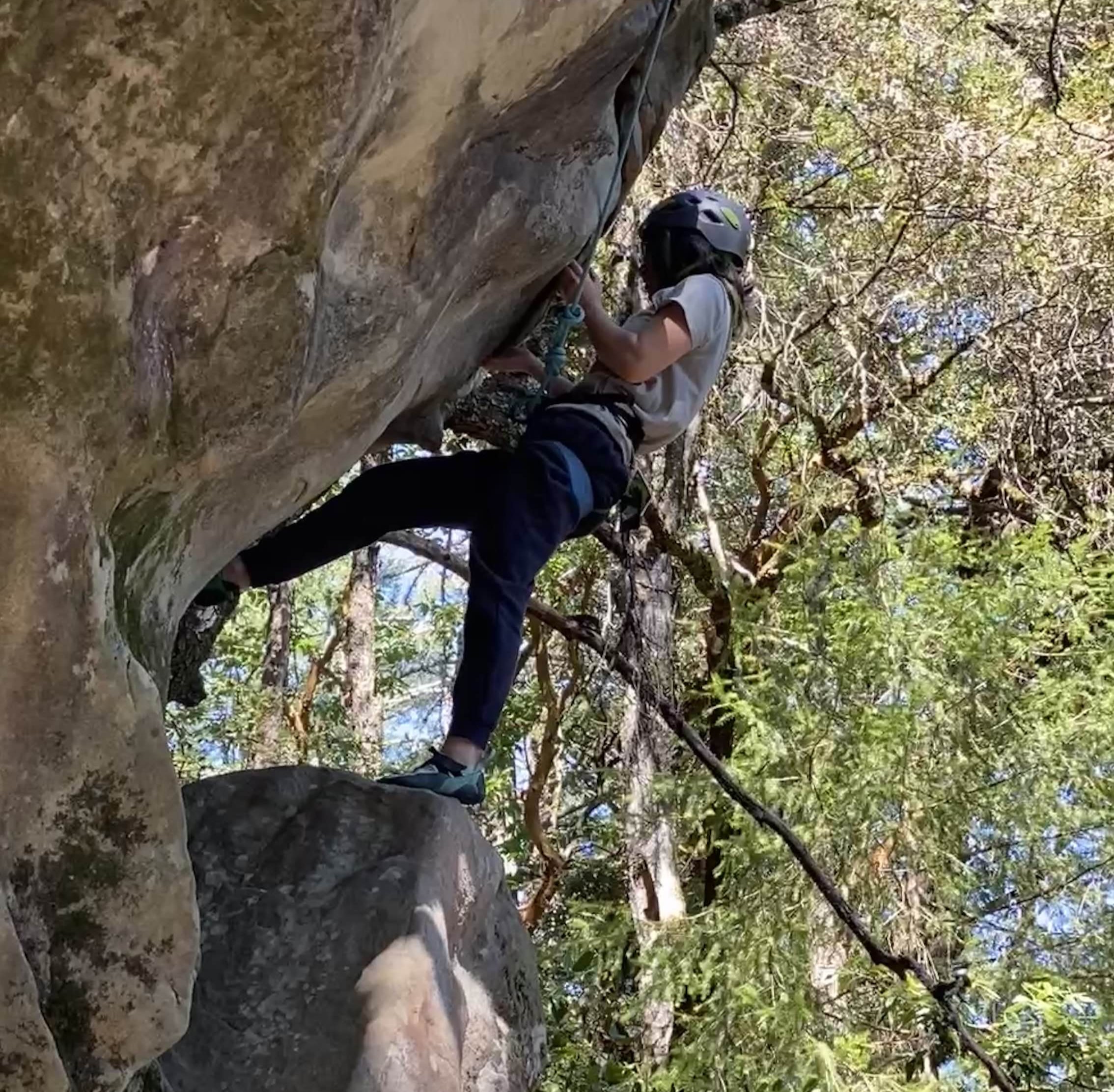 Rock climbing